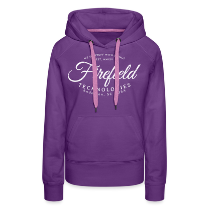 Firefield Technology • We Do Stuff Women's Hoodie - purple 