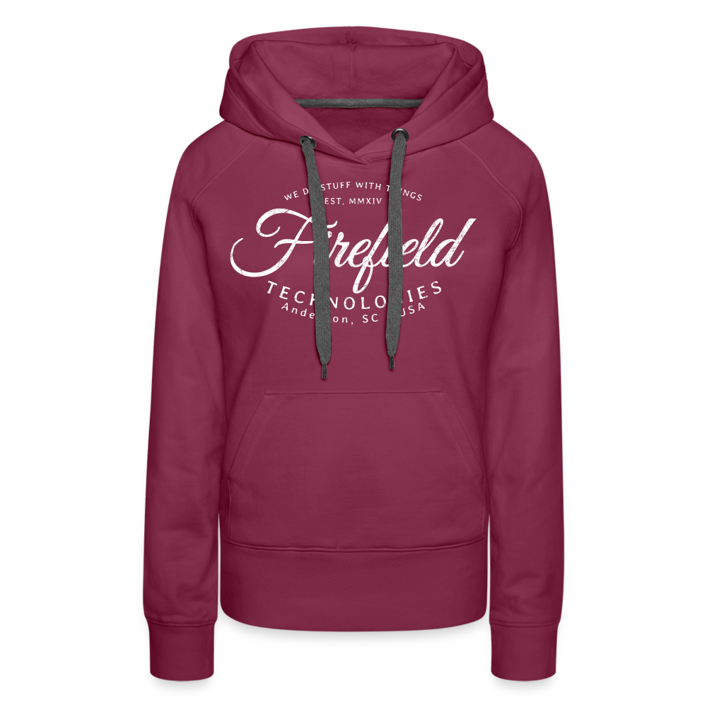 Firefield Technology • We Do Stuff Women's Hoodie - burgundy