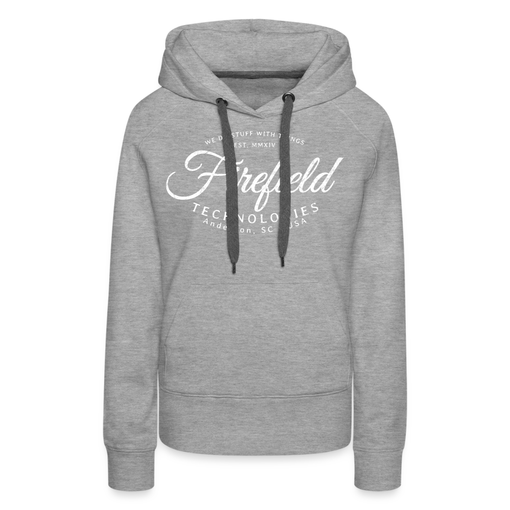 Firefield Technology • We Do Stuff Women's Hoodie - heather grey