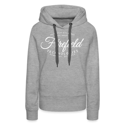 Firefield Technology • We Do Stuff Women's Hoodie - heather grey
