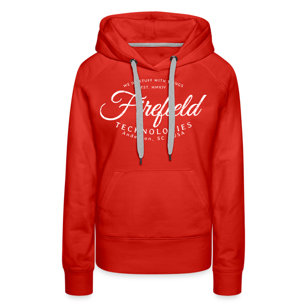 Firefield Technology • We Do Stuff Women's Hoodie - red