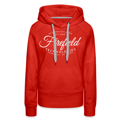 Firefield Technology • We Do Stuff Women's Hoodie - red