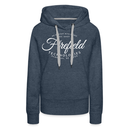 Firefield Technology • We Do Stuff Women's Hoodie - heather denim
