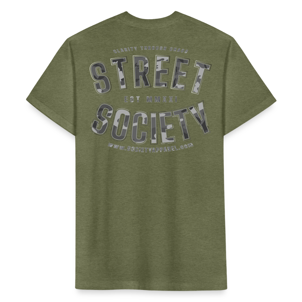 street society • clarity through chaos - heather military green