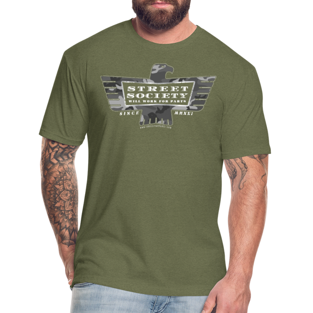 street society • will work for parts (camo) - heather military green