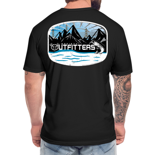 society outfitters • rivers & streams t-shirt - black
