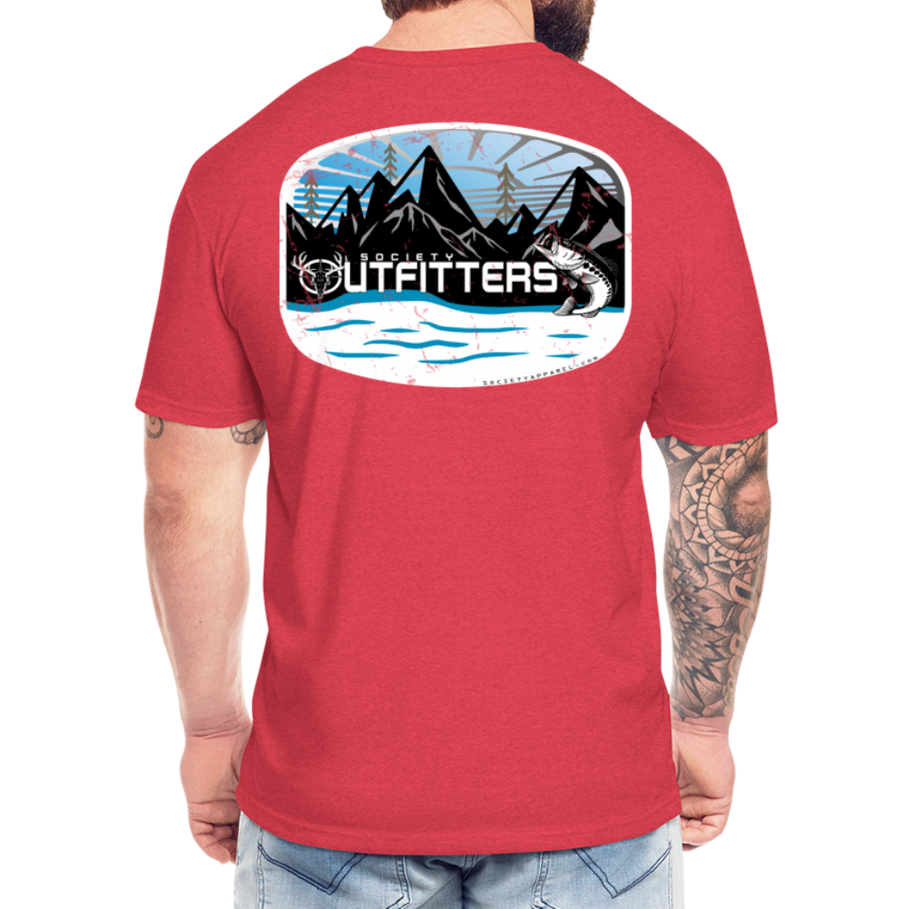 society outfitters • rivers & streams t-shirt - heather red