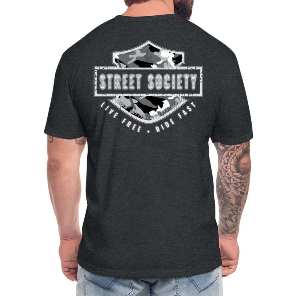 street society • urban camo bar & shield - heather black