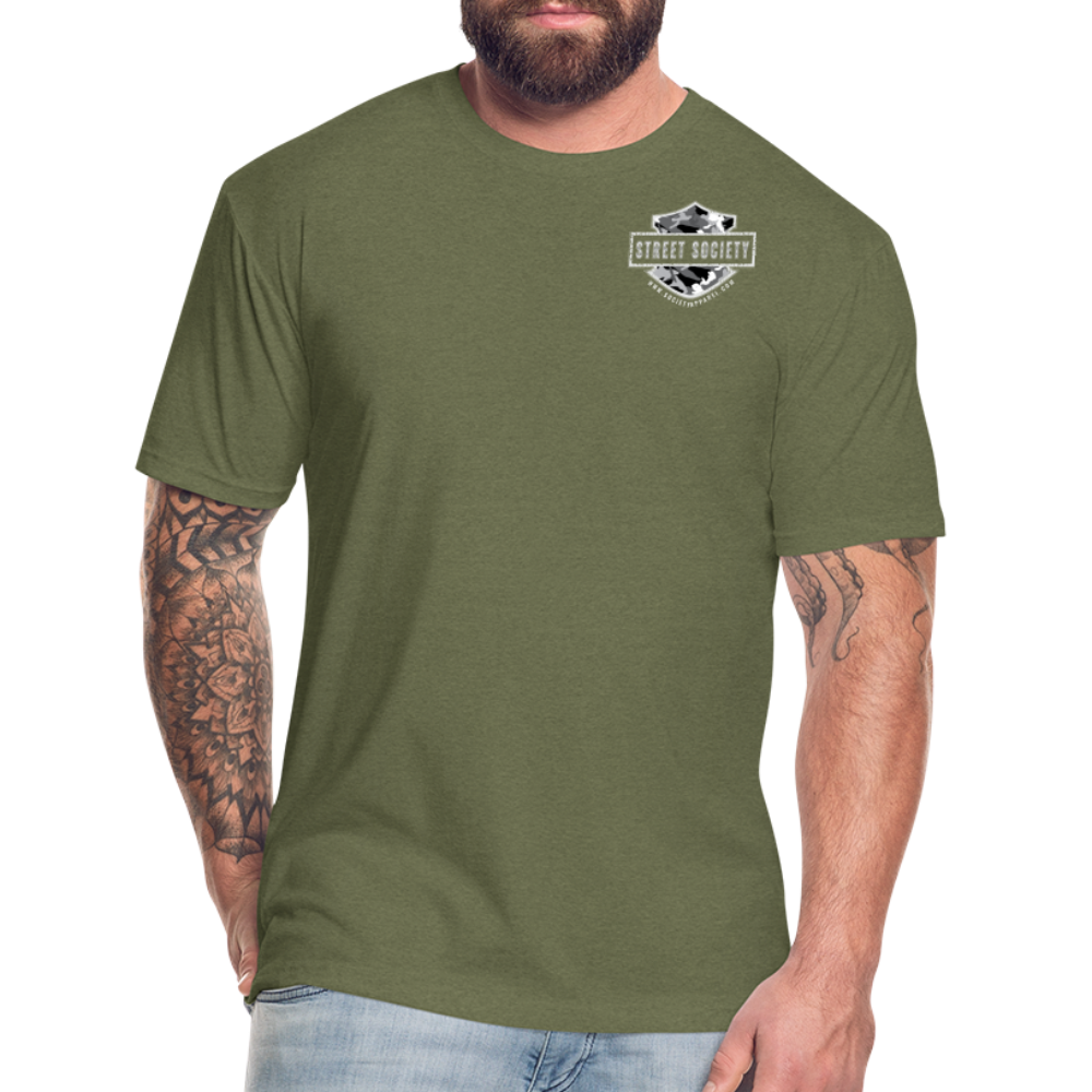 street society • urban camo bar & shield - heather military green