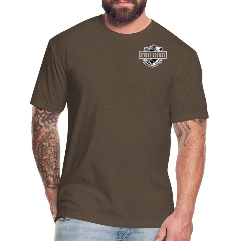 street society • urban camo bar & shield - heather espresso